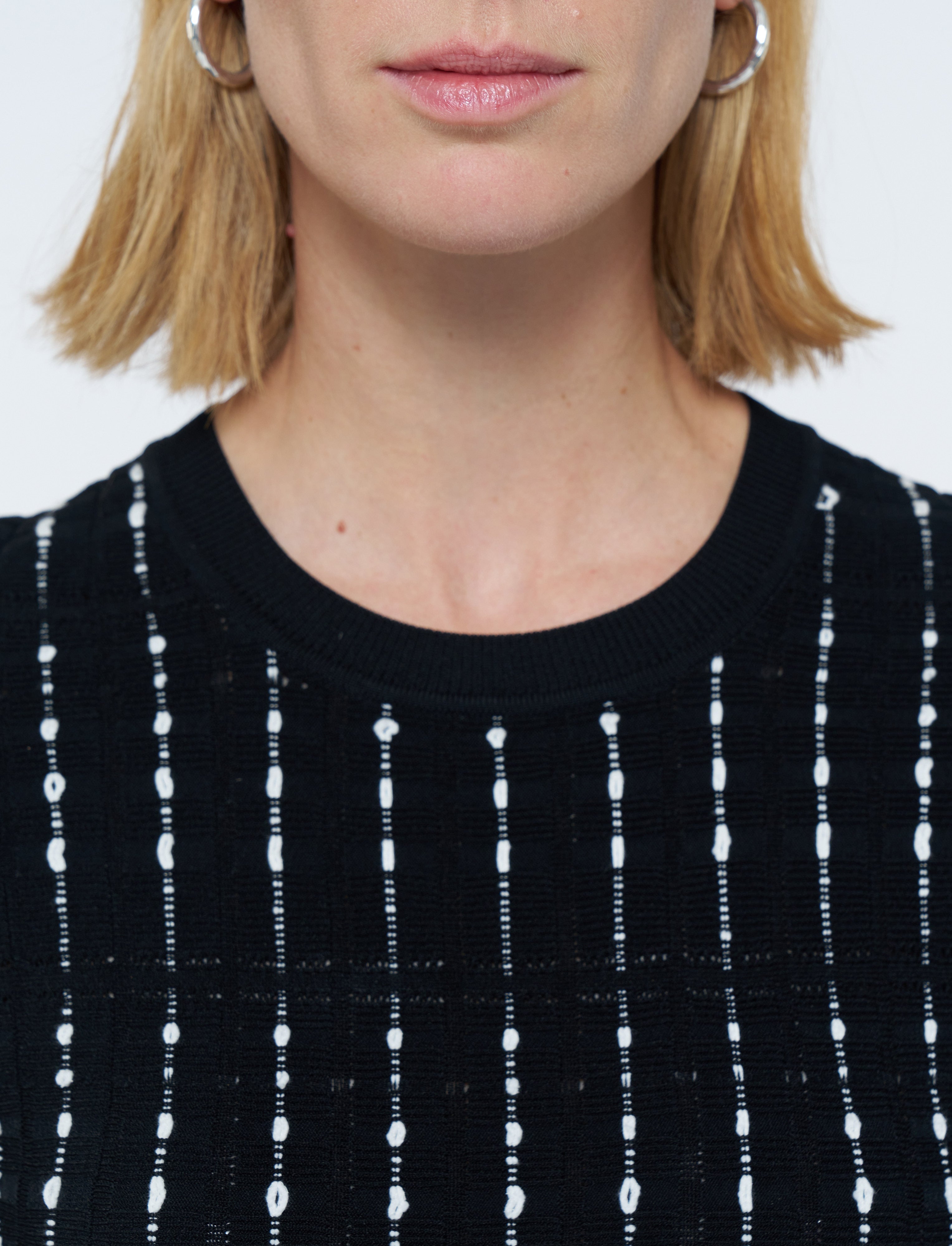 Joseph Dress-Fragmented Stripes