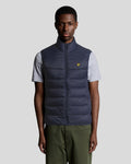 Lyle & Scott Mens Wadded Gilet | Dark Navy