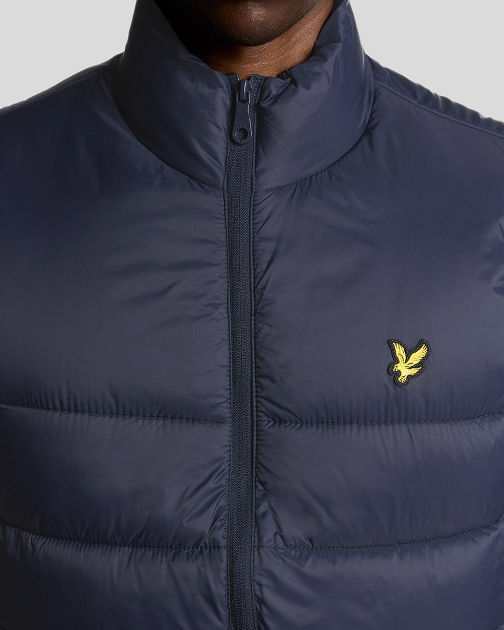 Lyle & Scott Mens Wadded Gilet | Dark Navy