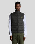 Lyle & Scott Mens Wadded Gilet | Jet Black