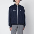Navy cotton zip hoodie