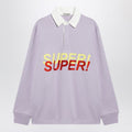 Lilac Super Super polo shirt