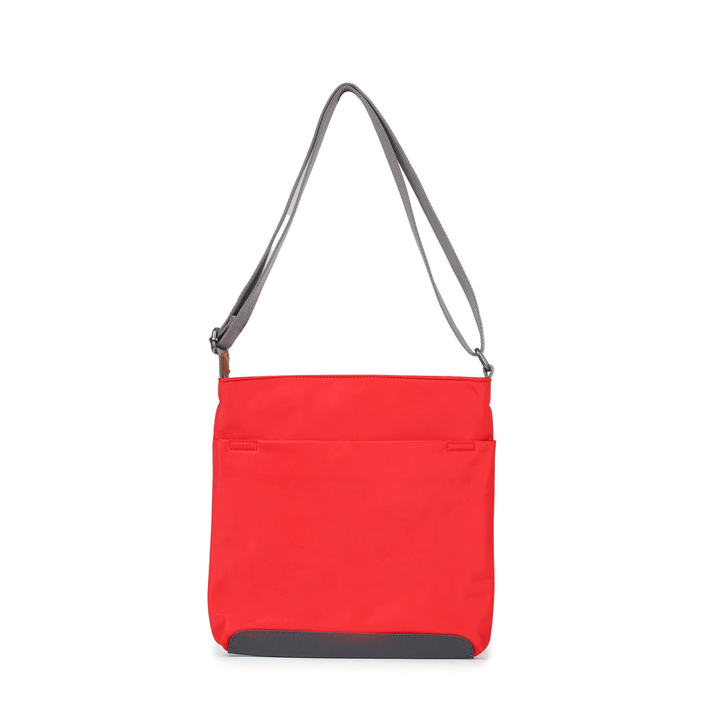 ROKA Kennington B Medium Recycled Nylon Bag | Chilli Oil