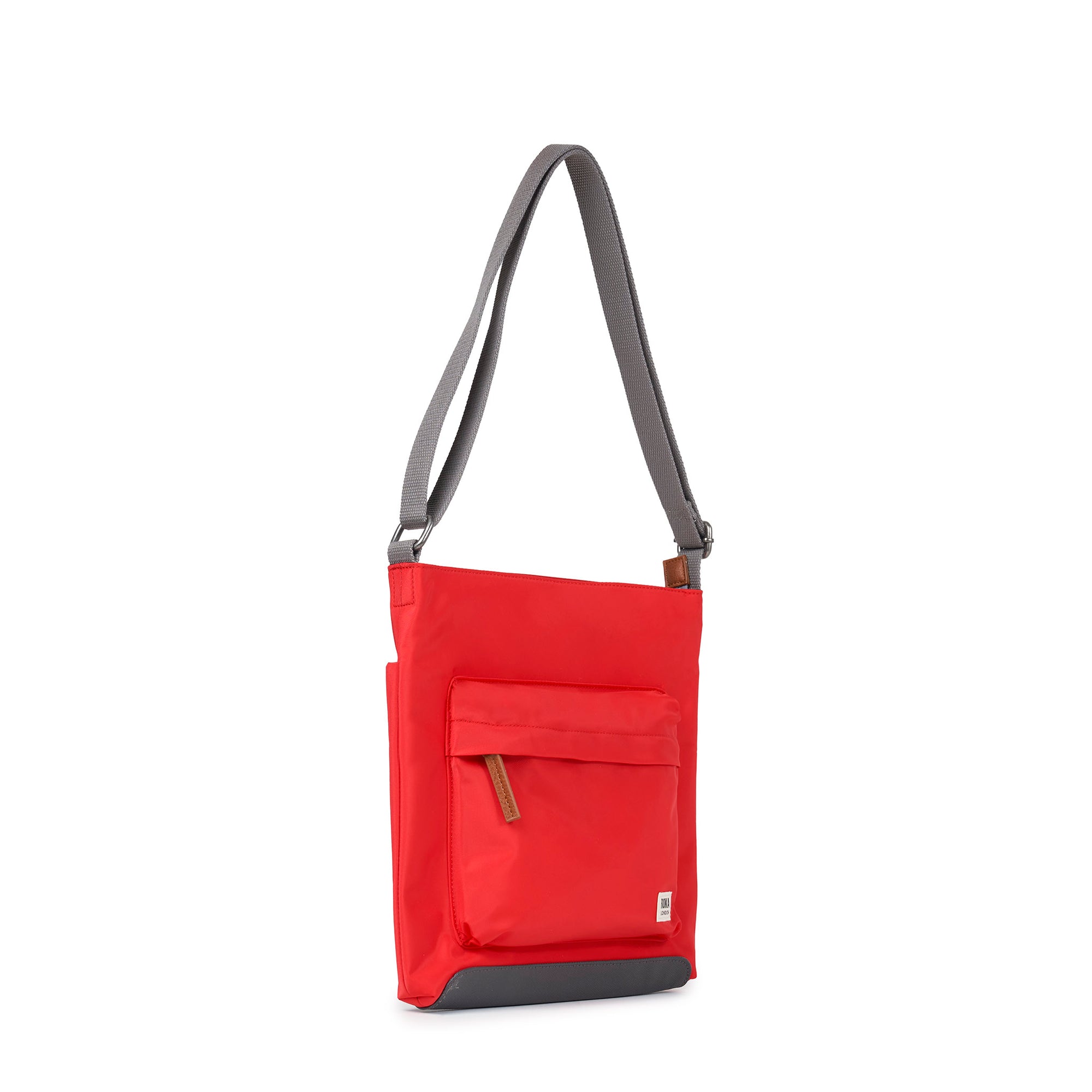 ROKA Kennington B Medium Recycled Nylon Bag | Chilli Oil