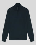 Lyle & Scott Mens Merino Wool 1/4 Zip Jumper | Dark Navy
