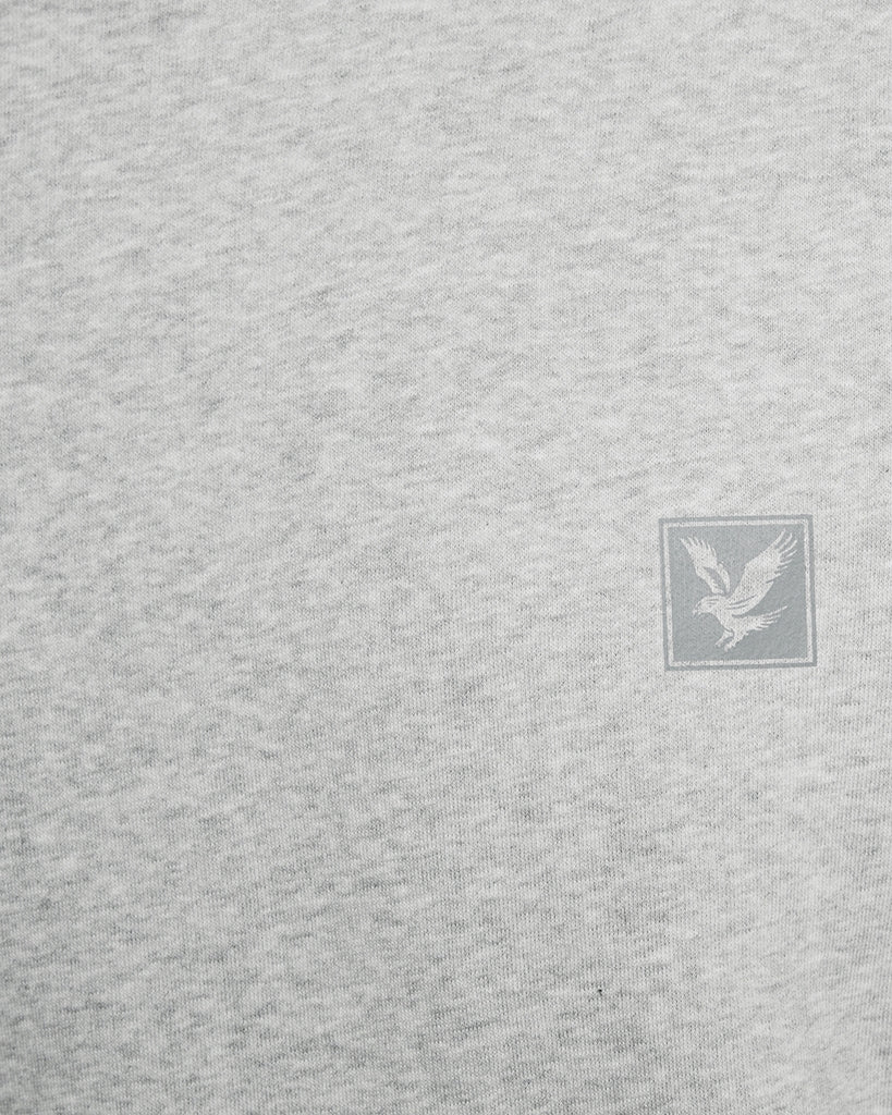 Lyle & Scott Mens Lounge Crew Neck Sweatshirt | Light Grey Marl