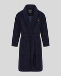 Lyle & Scott Mens Towelling Dressing Gown | Peacoat