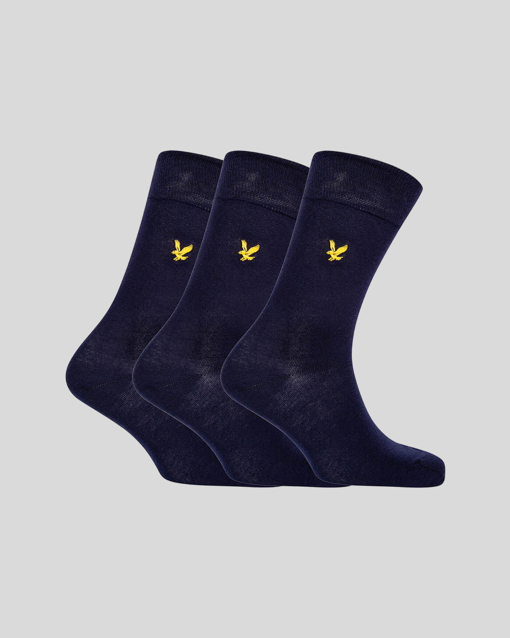 Lyle & Scott Mens Angus Socks | 3 Pack | Peacoat