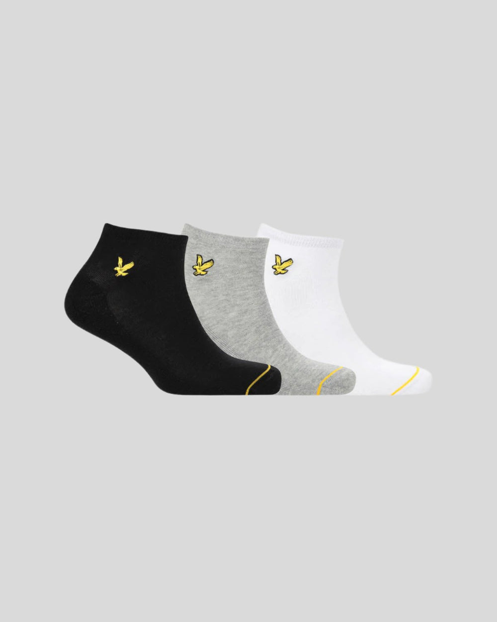 Lyle & Scott Mens Ross Ankle Socks | 3 Pack | Mixed