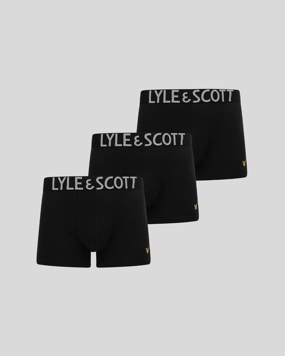 Lyle & Scott Mens Daniel Trunks | 3 Pack | Black