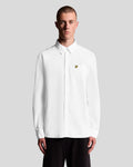 Lyle & Scott Mens Cotton Button Down Oxford Shirt | White
