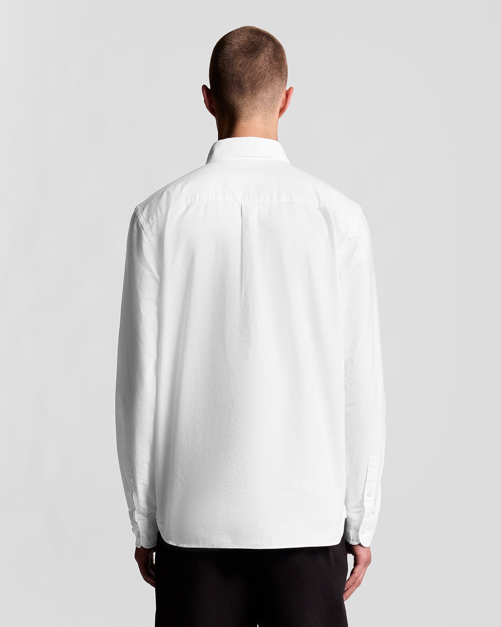 Lyle & Scott Mens Cotton Button Down Oxford Shirt | White