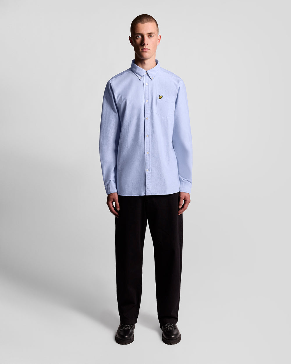Lyle & Scott Mens Cotton Button Down Oxford Shirt | Riviera