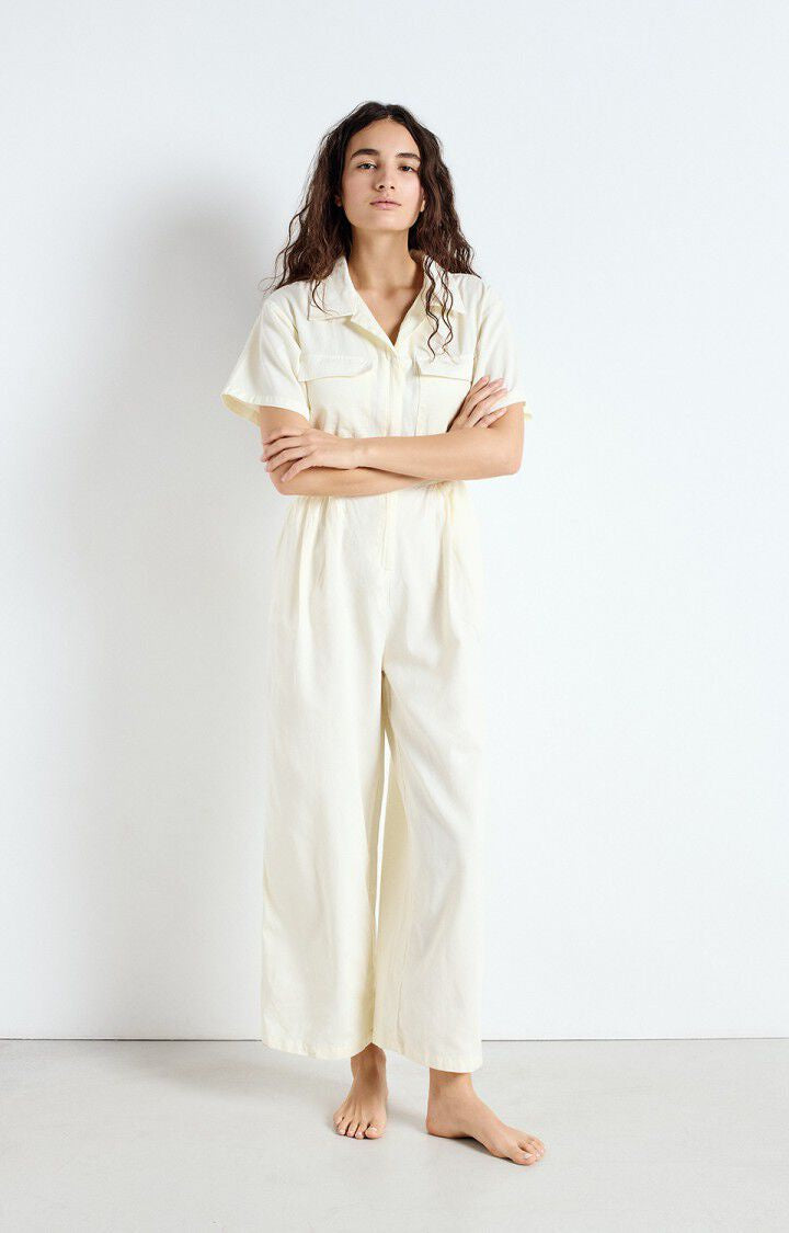 American Vintage Lybay Jumpsuit in Ivory
