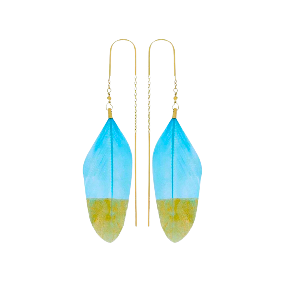 Laurence Feather Earrings