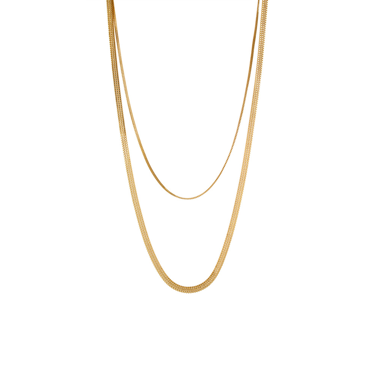 Laurence Skin Wrap Necklace - Gold