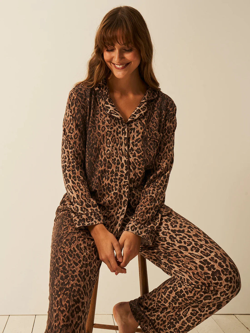 Stripe & Stare X RIXO Long PJ in Leo