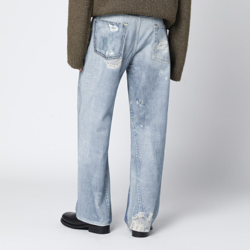 Faded blue Third Cut jeans