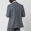 Grey single-breasted wool jacket