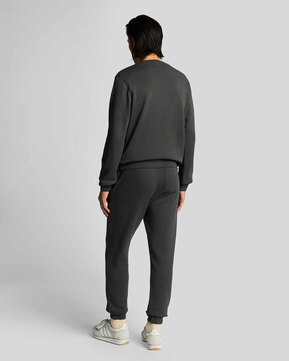 Lyle & Scott Mens Superfine Cotton Slim Joggers | Gunmetal