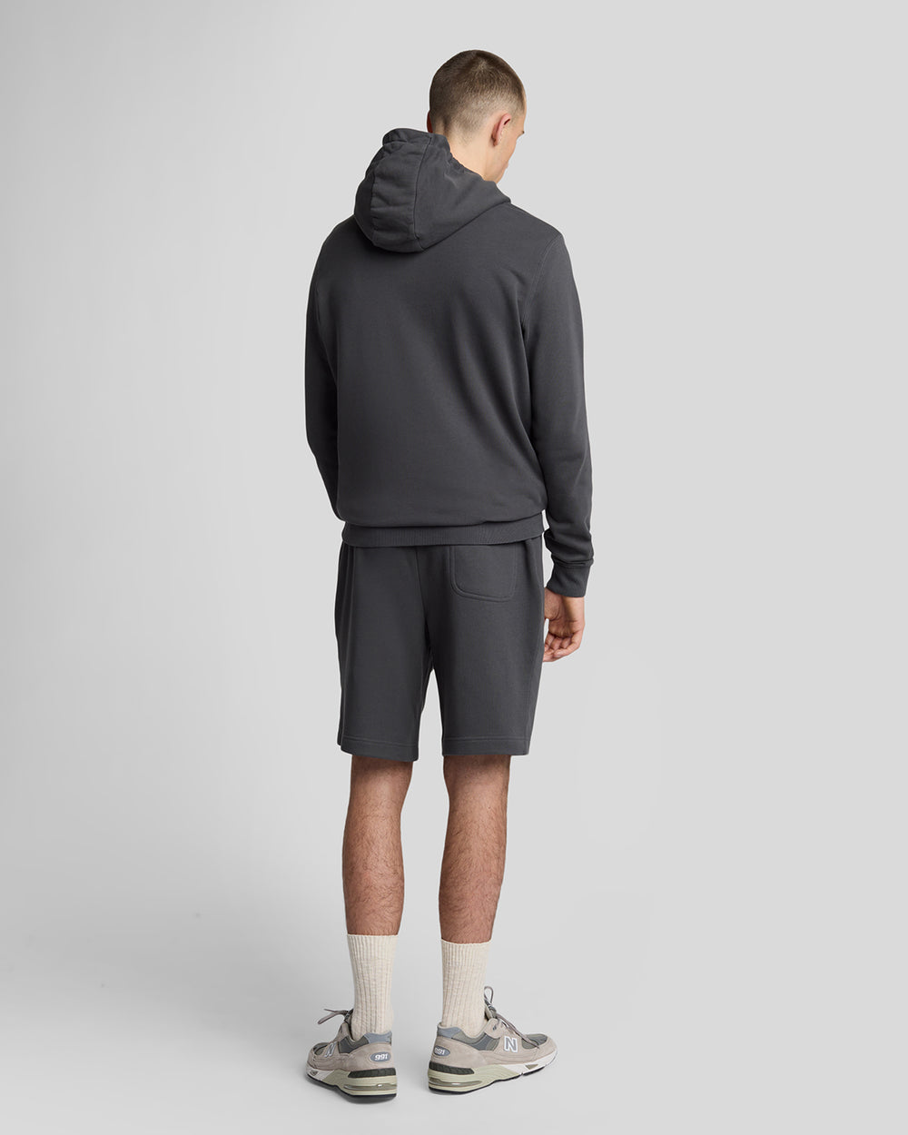 Lyle & Scott Mens Cotton Sweat Shorts | Gunmetal