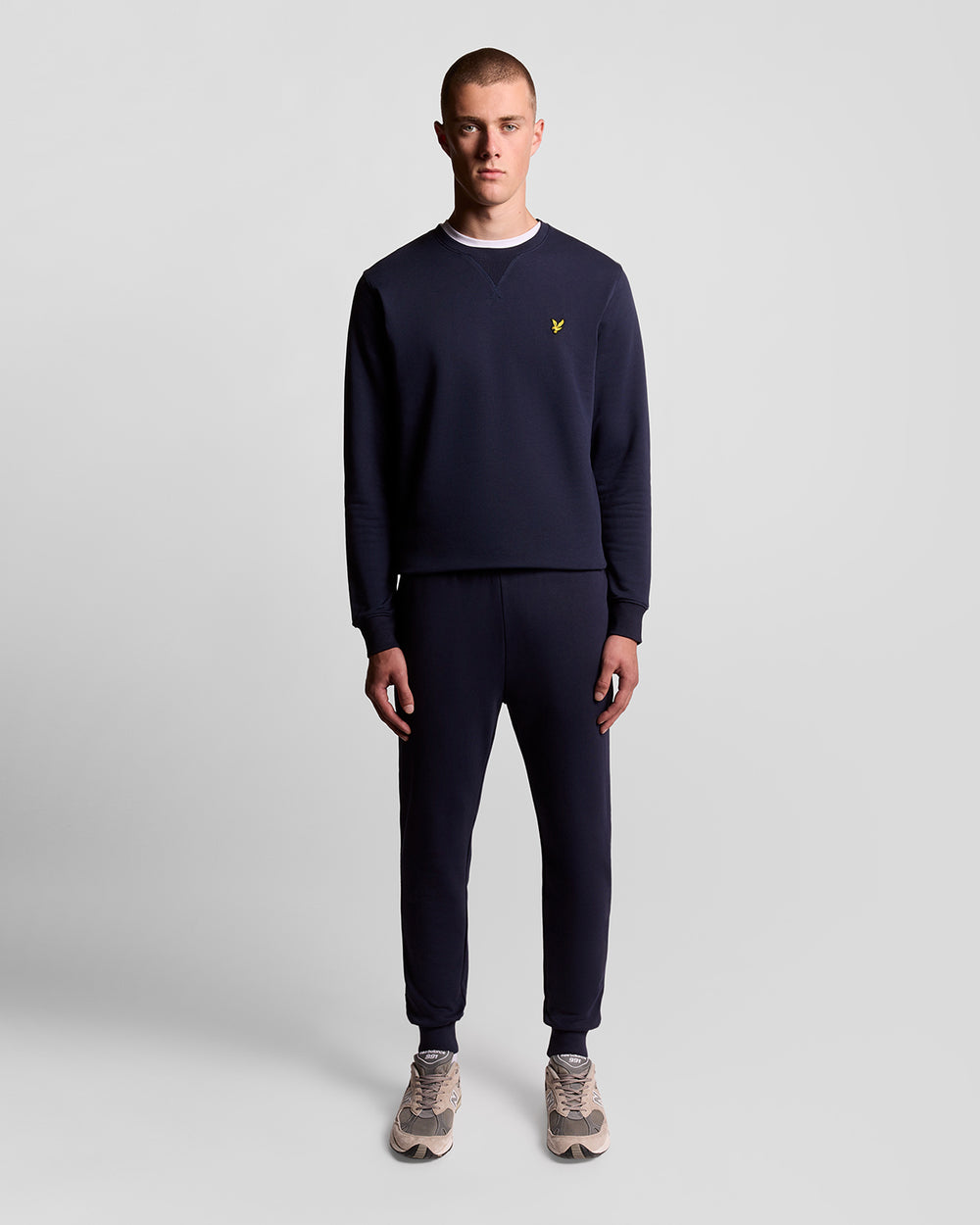 Lyle & Scott Mens Crew Neck Sweatshirt | Navy