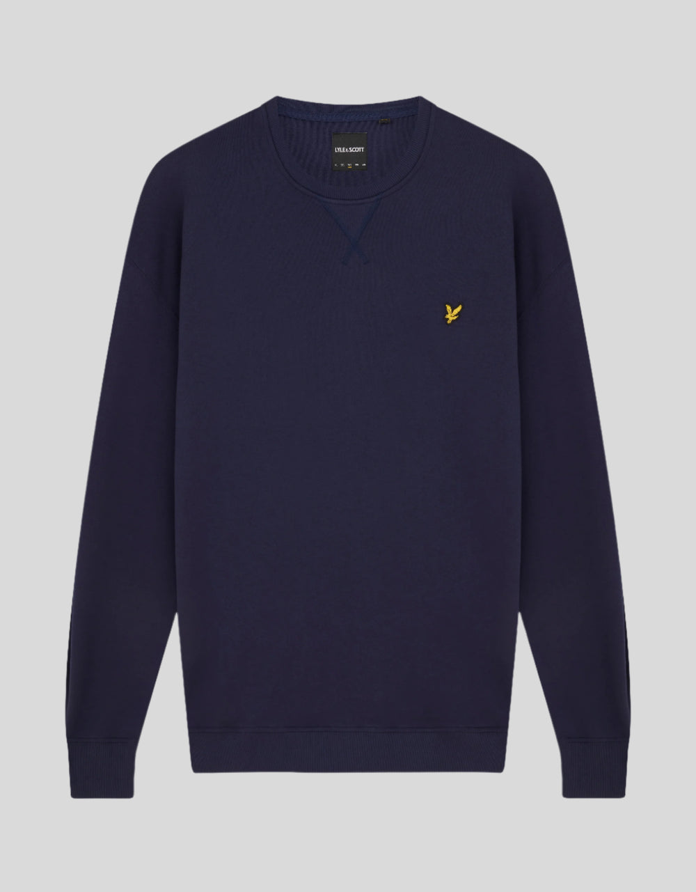 Lyle & Scott Mens Crew Neck Sweatshirt | Navy