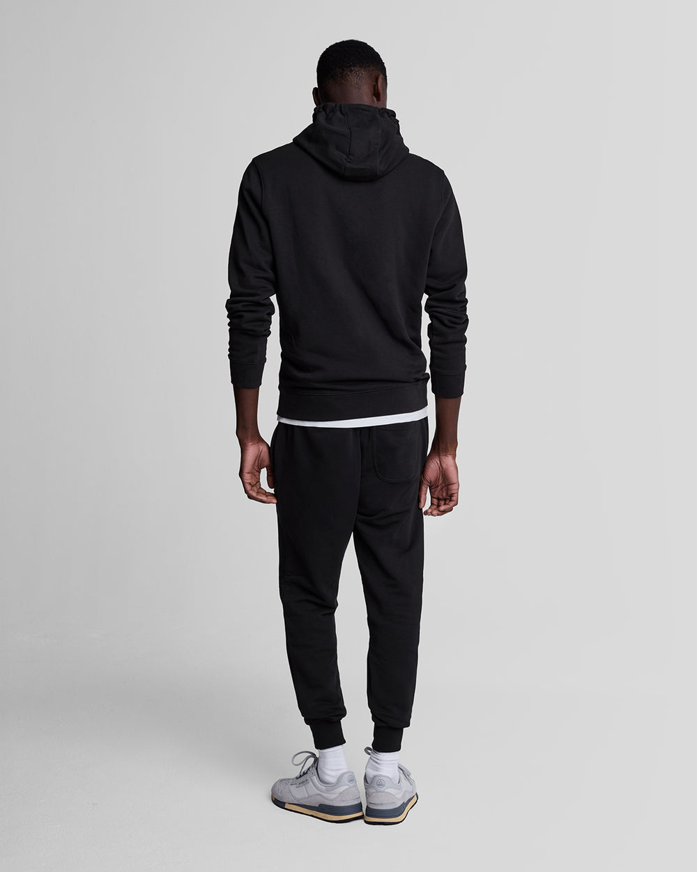 Lyle & Scott Mens Skinny Fit Cotton Joggers | Jet Black