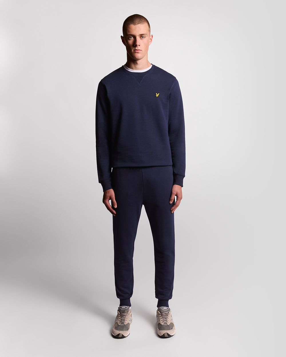 Lyle & Scott Mens Skinny Fit Cotton Joggers | Navy