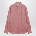 Orange linen shirt