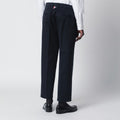 Navy blue cotton trousers