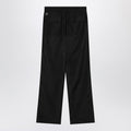 Black drawstring trousers