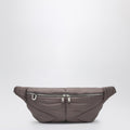 Quilted belt bag in mud color