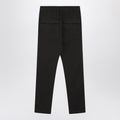 Black cotton jogging trousers