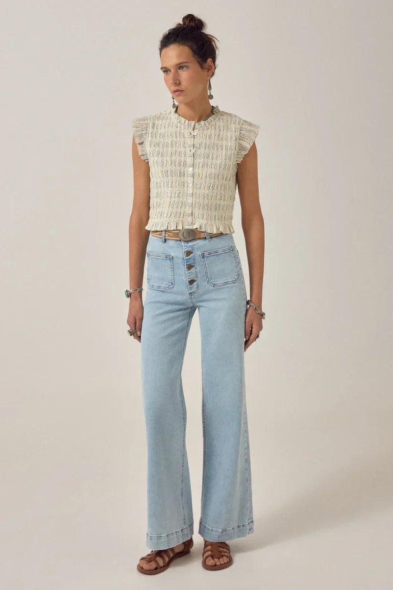 Maison Hotel Omaris Patmos SL Blouse in Cloud Thread