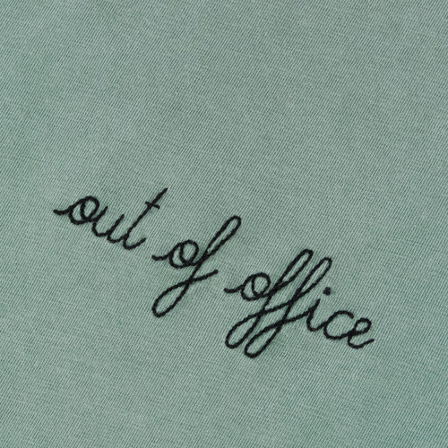 Maison Labiche Sedaine 'Out of Office' T-Shirt - Ivy