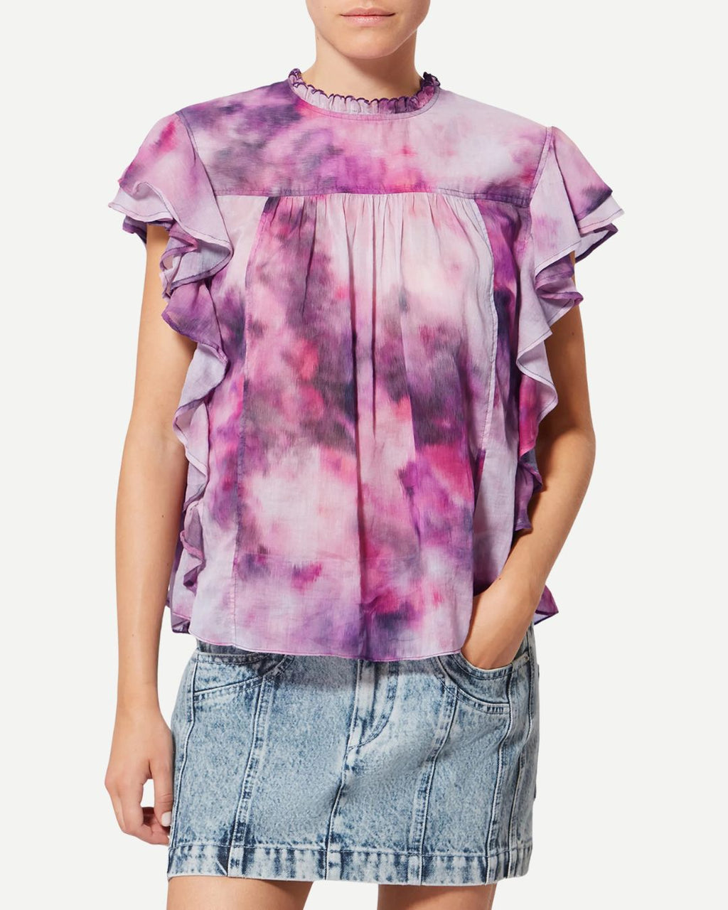 Marant Etoile Daliyane Blouse in Pink