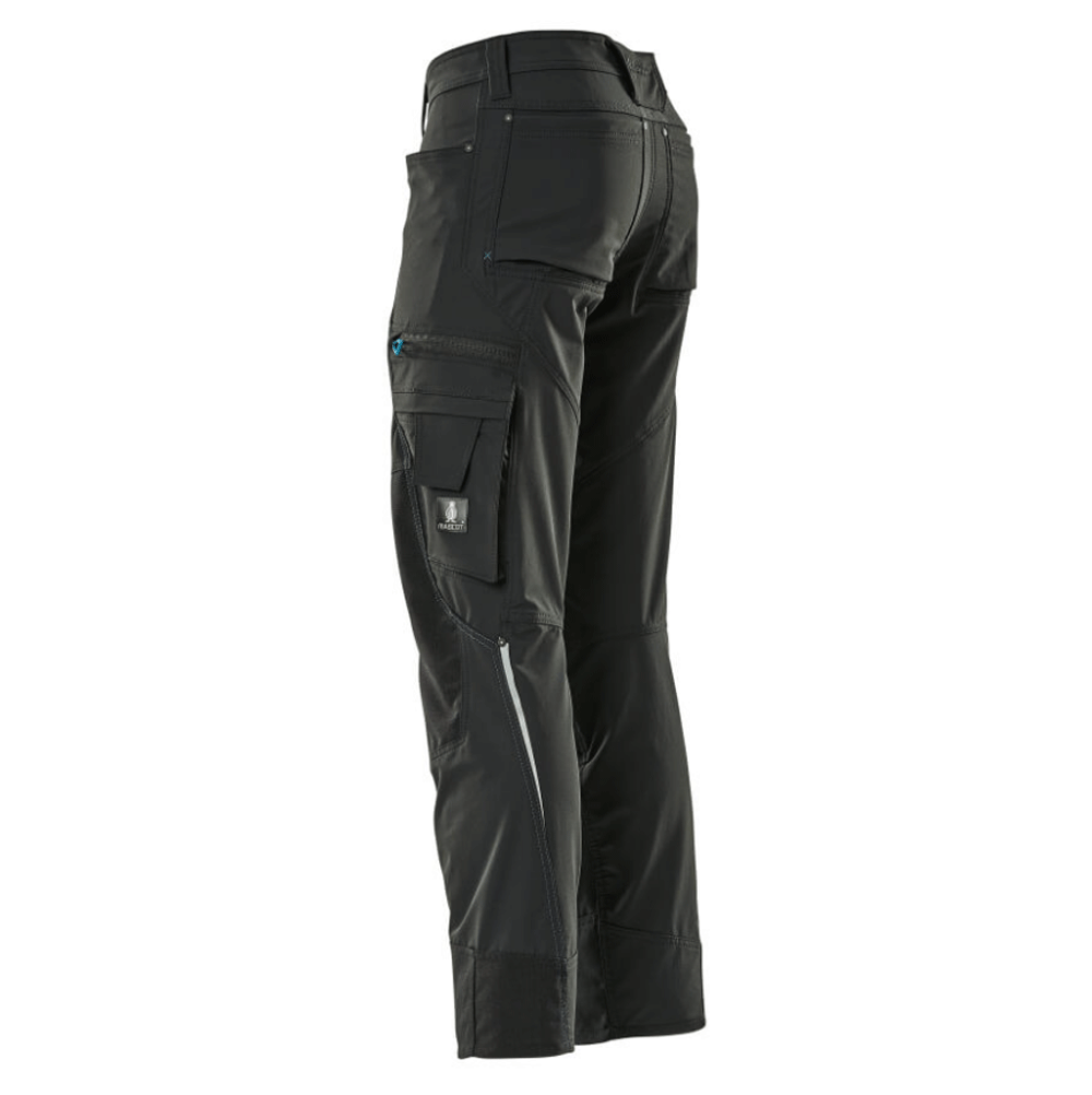Mascot Advanced 17179 Ultimate Stretch Kneepad Work Trousers Black / 44" Waist, 35" Leg