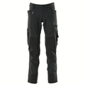 Mascot Advanced 17179 Ultimate Stretch Kneepad Work Trousers Black 33" Waist, 30" Leg
