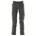 Mascot Advanced 17179 Ultimate Stretch Kneepad Work Trousers Dark Anthracite, 27" Waist 30" Leg