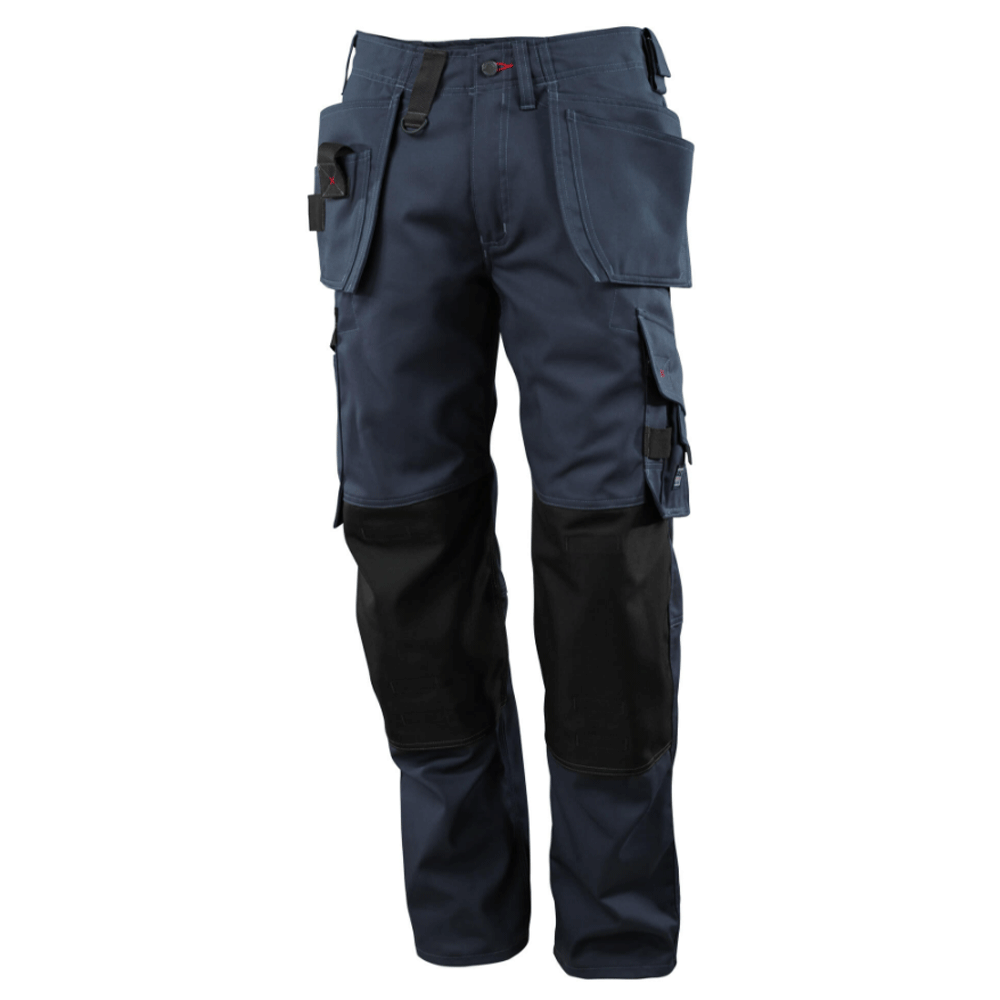 Mascot Lindos 07379 Kneepad Holster Pocket Work Trousers Dark Navy / 40" Waist, 32" Leg