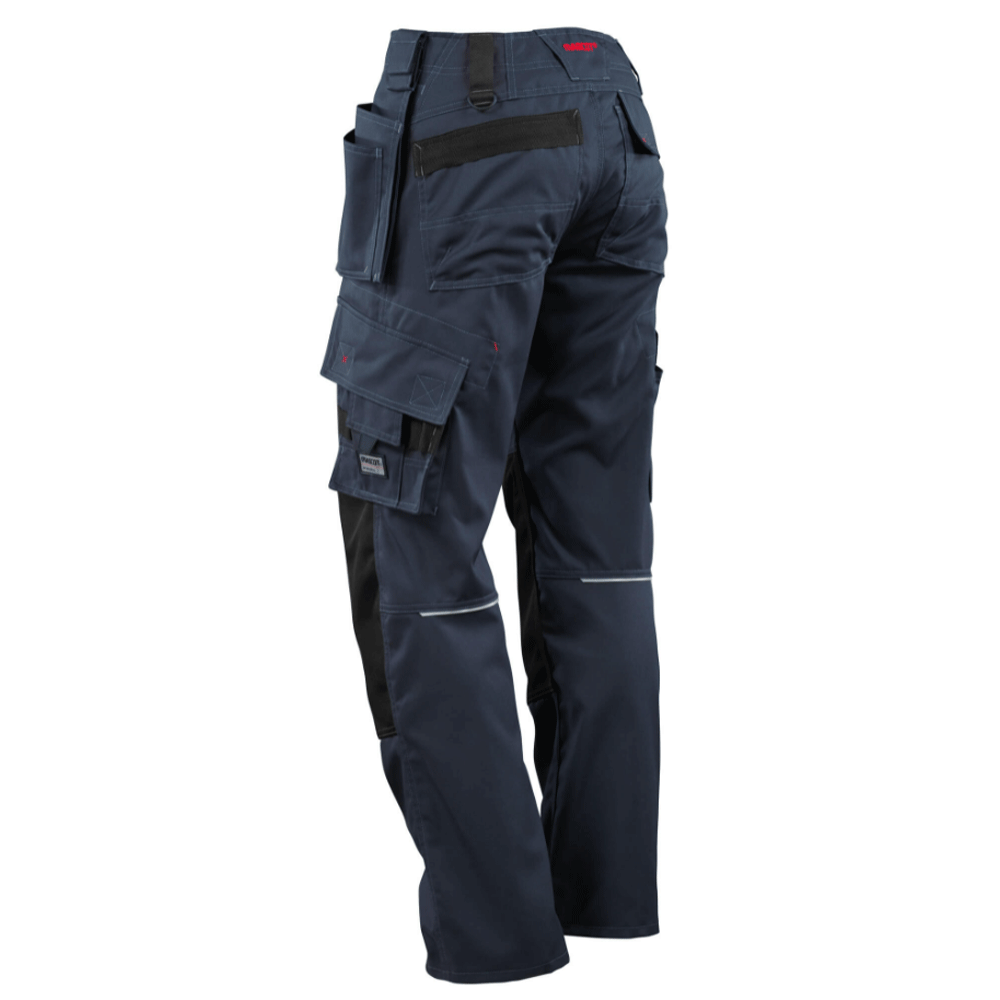Mascot Lindos 07379 Kneepad Holster Pocket Work Trousers Dark Navy / 40" Waist, 32" Leg