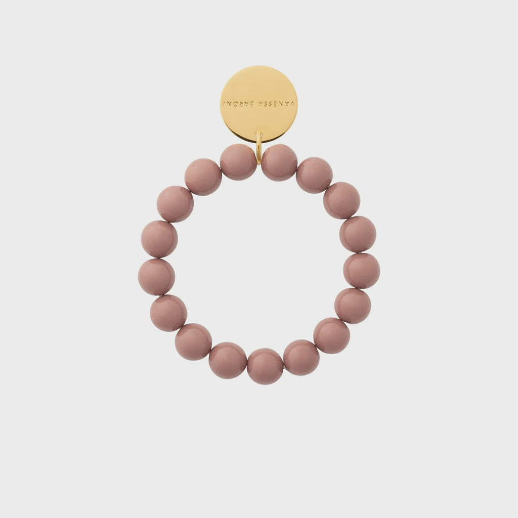 Vanessa Baroni Mini Beads Flex Bracelet Mocha  Mouse