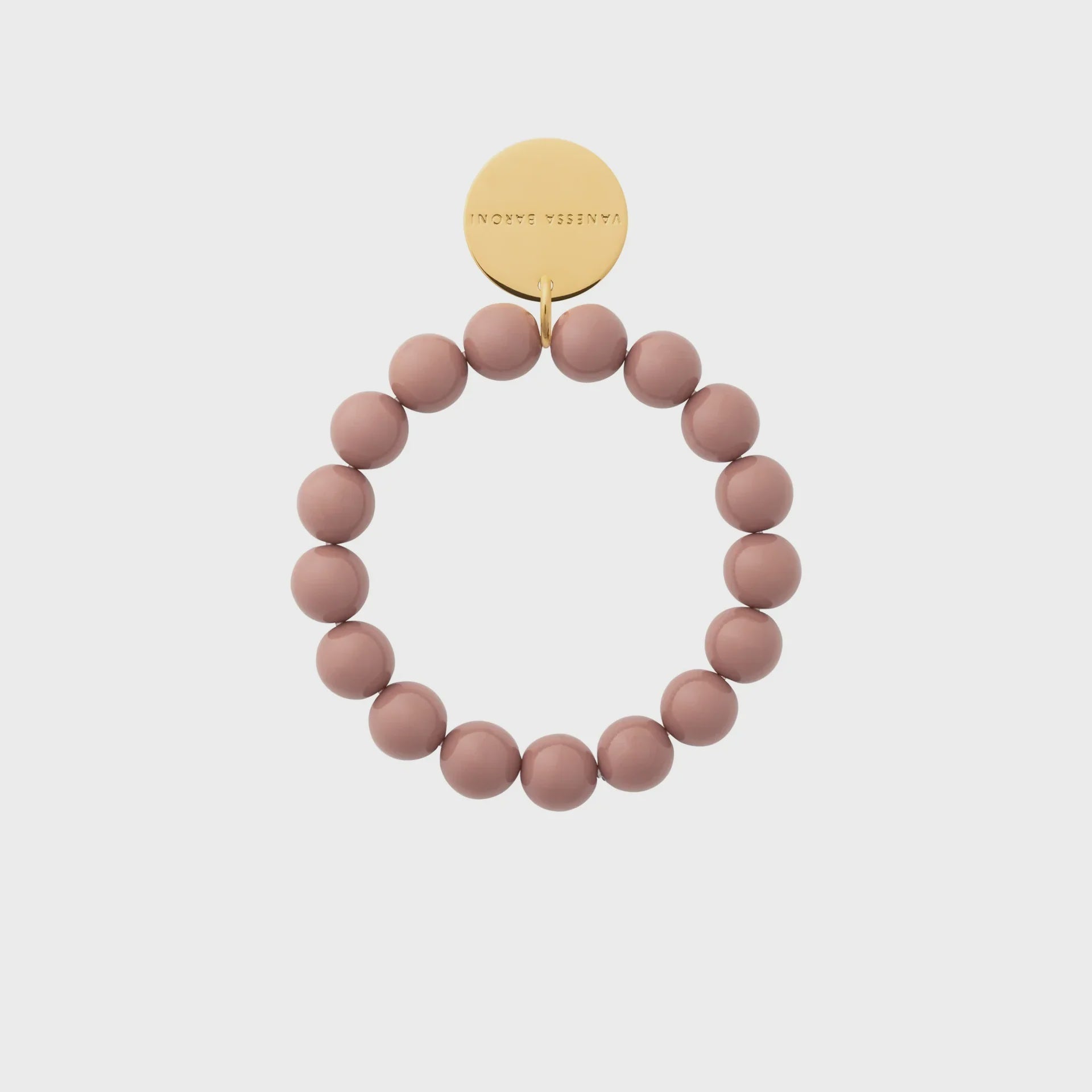 Vanessa Baroni Mini Beads Flex Bracelet Mocha  Mouse