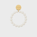 Vanessa Baroni Mini Beads Flex Bracelet Pearl