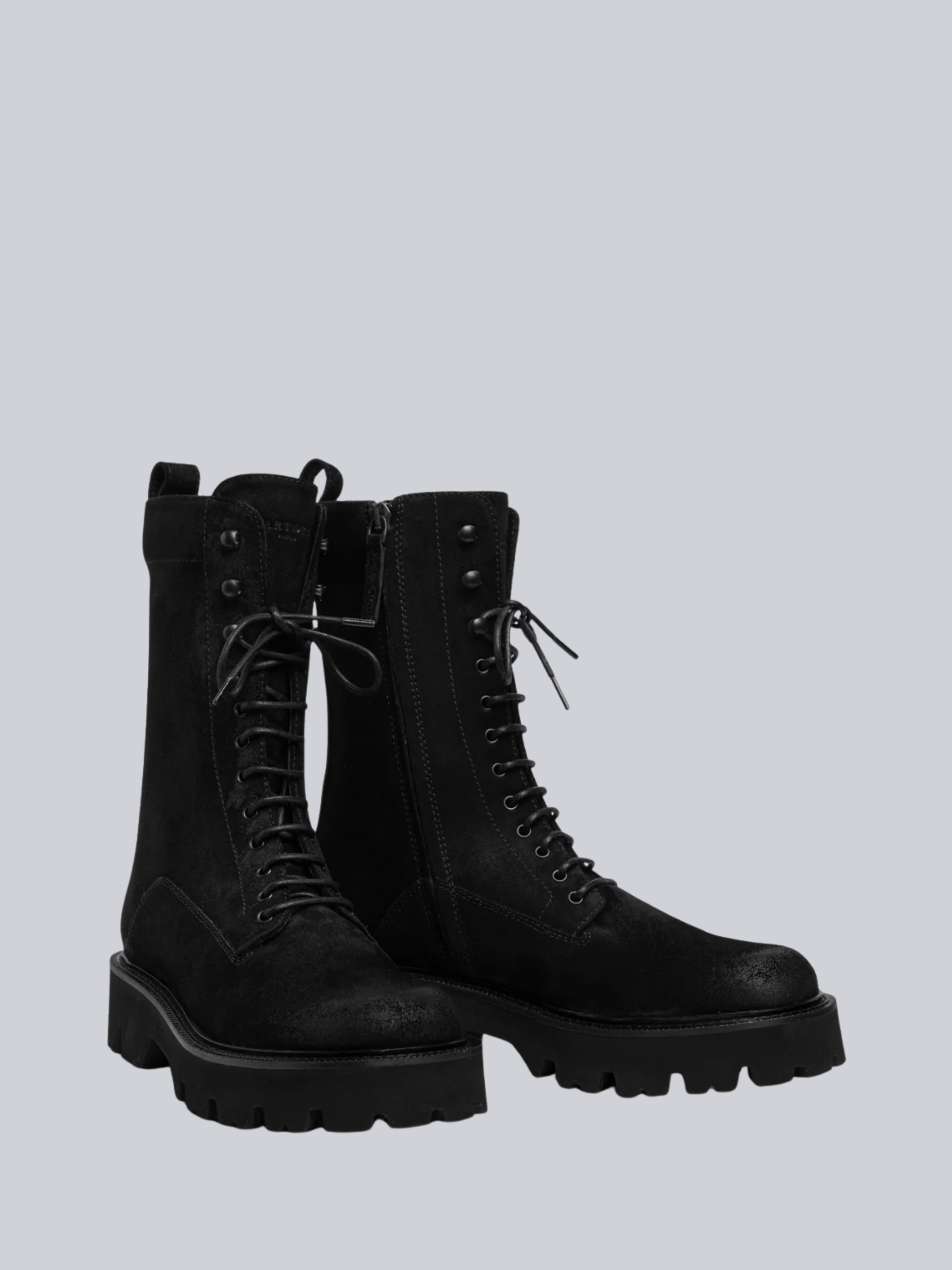 Sartore Wax Nero Combat Boot