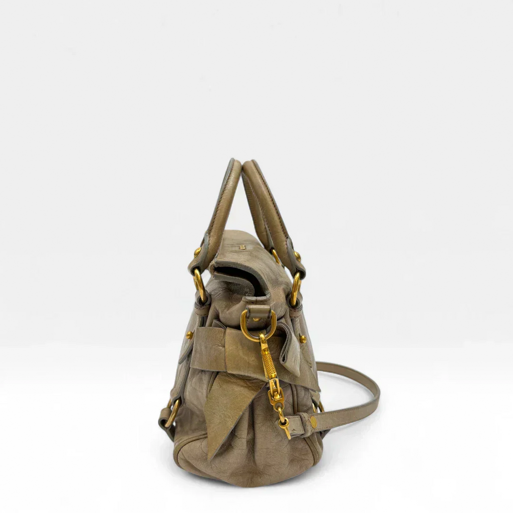 🔥 Pre-owned Miu Miu handbag Vitello Satchel small 🔥