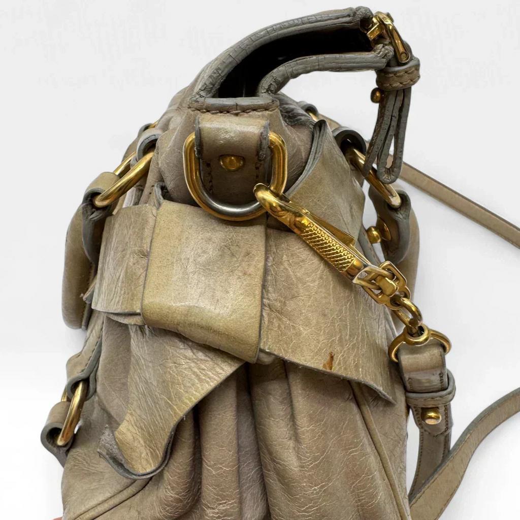 🔥 Pre-owned Miu Miu handbag Vitello Satchel small 🔥