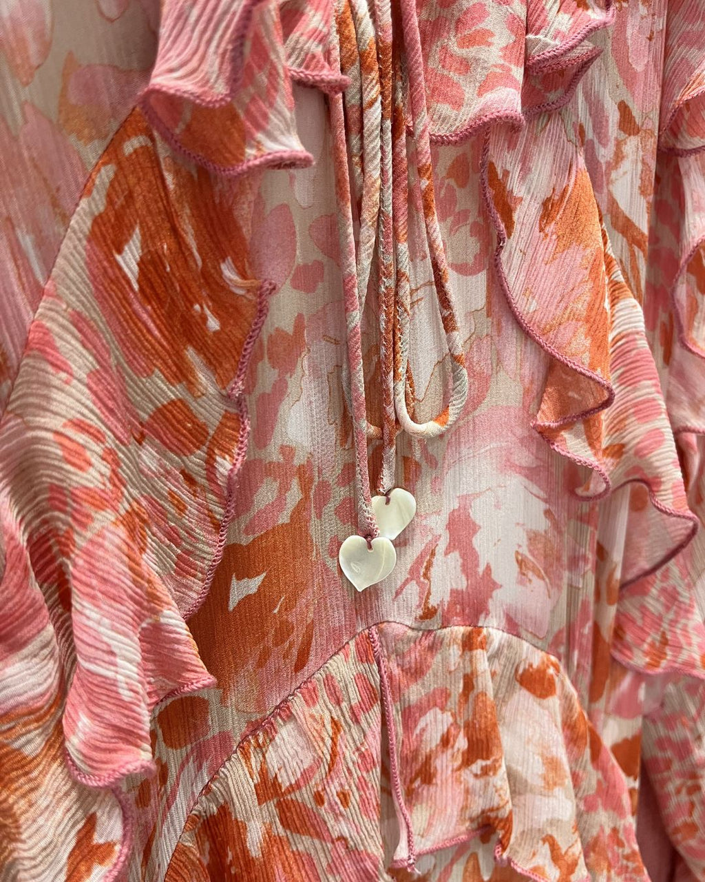 Moliin Everleigh Dress in Coral Blush