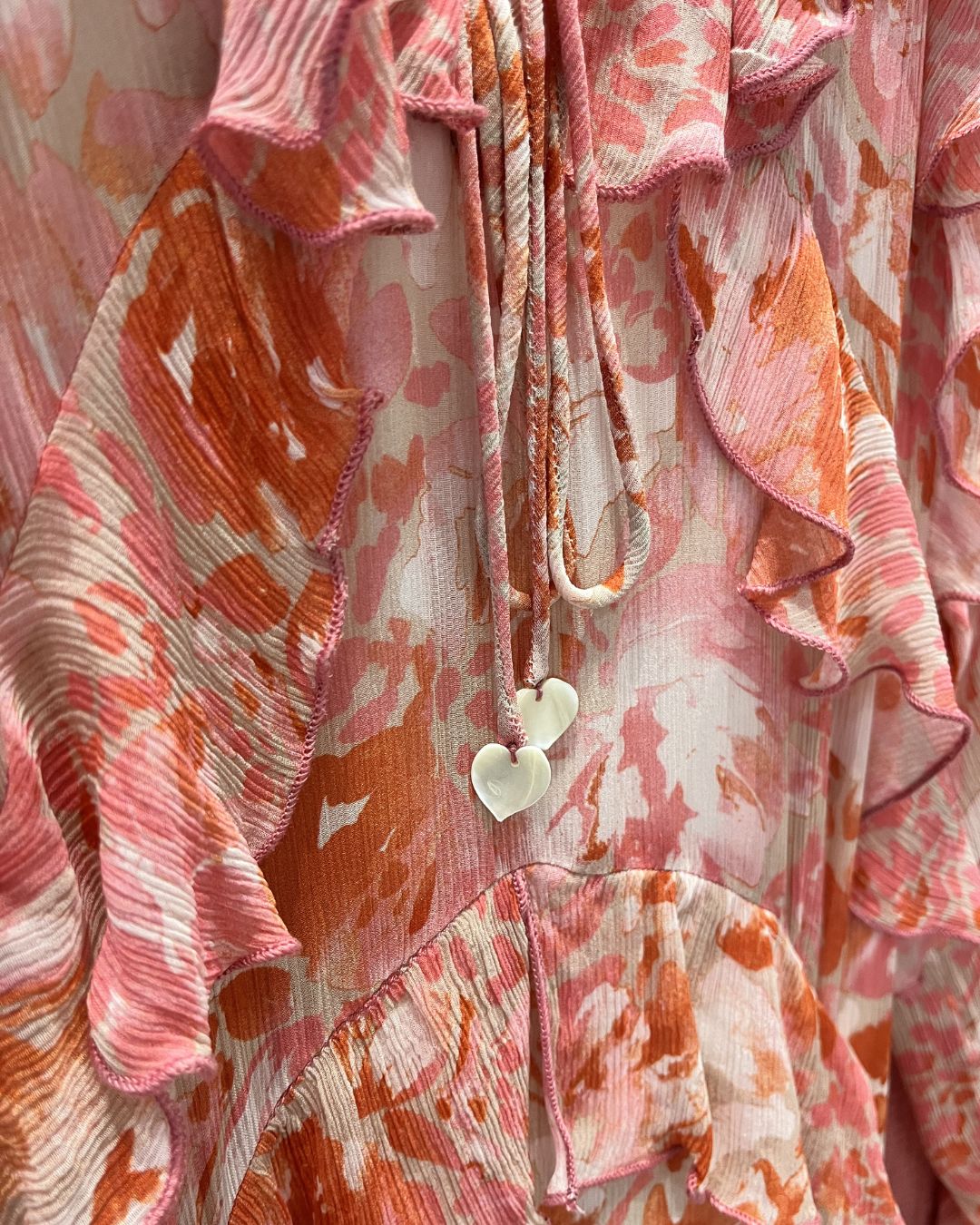 Moliin Everleigh Dress in Coral Blush